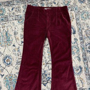 Free People Oxanna Velvet Flare Pant